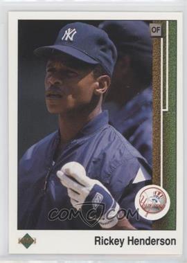 1989 Upper Deck - [Base] #210 - Rickey Henderson