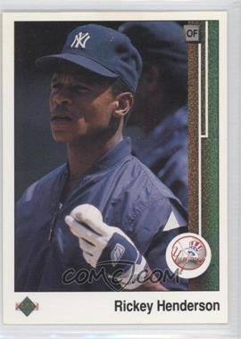 1989 Upper Deck - [Base] #210 - Rickey Henderson