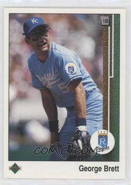 1989 Upper Deck - [Base] #215 - George Brett [EX to NM]