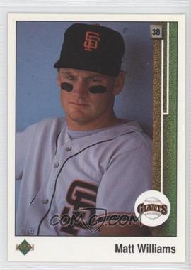 1989 Upper Deck - [Base] #247 - Matt Williams