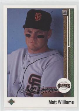 1989 Upper Deck - [Base] #247 - Matt Williams