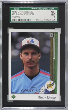 1989 Upper Deck - [Base] #25 - Randy Johnson [SGC 96 MINT 9]