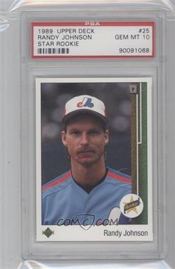 1989 Upper Deck - [Base] #25 - Randy Johnson [PSA 10 GEM MT]