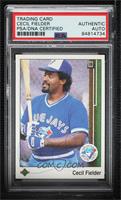 Cecil Fielder [PSA Authentic]