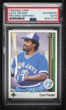 1989 Upper Deck - [Base] #364 - Cecil Fielder [PSA Authentic]