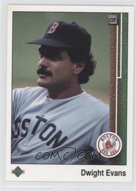 1989 Upper Deck - [Base] #366 - Dwight Evans