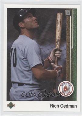 1989 Upper Deck - [Base] #368 - Rich Gedman