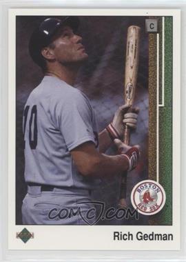 1989 Upper Deck - [Base] #368 - Rich Gedman