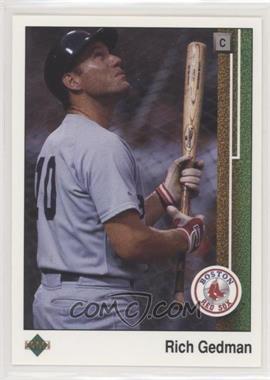 1989 Upper Deck - [Base] #368 - Rich Gedman