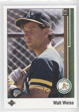 1989 Upper Deck - [Base] #374 - Walt Weiss