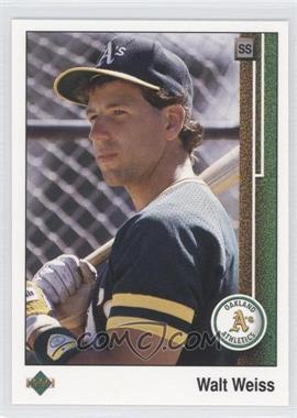 1989 Upper Deck - [Base] #374 - Walt Weiss