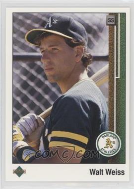 1989 Upper Deck - [Base] #374 - Walt Weiss