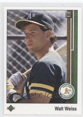 1989 Upper Deck - [Base] #374 - Walt Weiss