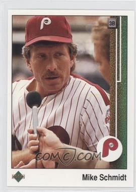 1989 Upper Deck - [Base] #406 - Mike Schmidt