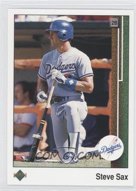 1989 Upper Deck - [Base] #53 - Steve Sax