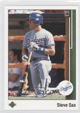 1989 Upper Deck - [Base] #53 - Steve Sax