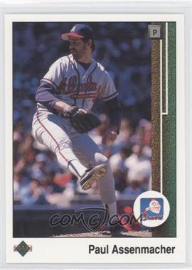 1989 Upper Deck - [Base] #566 - Paul Assenmacher