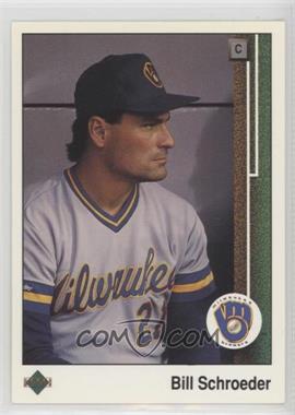 1989 Upper Deck - [Base] #627.1 - Bill Schroeder (Ronn Reynolds Pictured on Back)