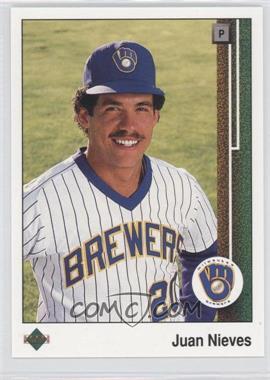 1989 Upper Deck - [Base] #646 - Juan Nieves