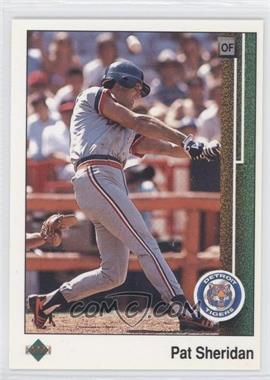 1989 Upper Deck - [Base] #652.2 - Pat Sheridan (OF on Front)