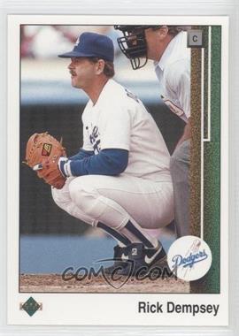 1989 Upper Deck - [Base] #713 - Rick Dempsey