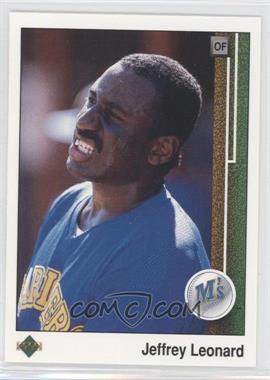 1989 Upper Deck - [Base] #789 - Jeffrey Leonard