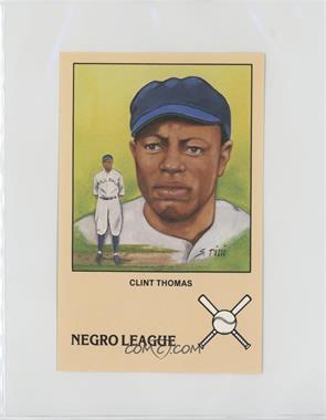 1989 Z Silk Negro League Postcards Series 1 - [Base] #3 - Clint Thomas /5000