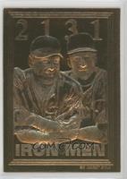 Cal Ripken Jr., Lou Gehrig (2131 Iron Men) [Noted] #/30,000