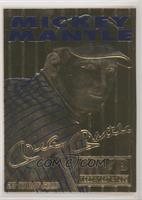 Mickey Mantle MVP (Blue Foil Name & Jersey Pinstripes) [EX to NM]