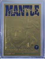 Mickey Mantle Baseball's All-Time Great (Blue Foil) [EX to NM]