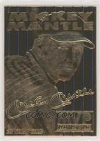 Mickey Mantle MVP (Blue Foil Background Pinstripes)