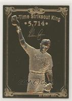 Nolan Ryan All-Time Strikeout King (Small Pitching Sequence Back) #/5,714