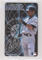 Ichiro Suzuki (Mariners Logo, Bar Code)