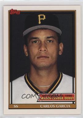 1990-91 Topps Major League Debut 1990 - Box Set [Base] #51 - Carlos Garcia