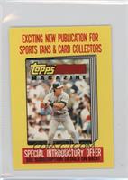 Jose Canseco (Mini; No Code Lower Back Right)