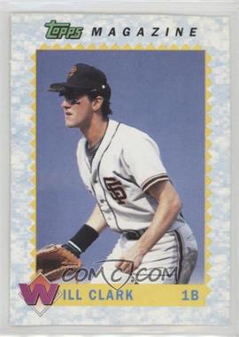 1990-93 Topps Magazine Cards - [Base] #TM11 - Will Clark