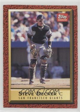 1990-93 Topps Magazine Cards - [Base] #TM55 - Steve Decker