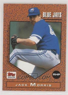 1990-93 Topps Magazine Cards - [Base] #TM78 - Jack Morris