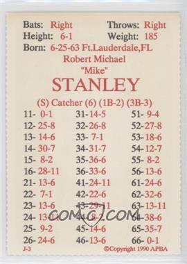 1990 APBA Baseball 1989 Season - [Base] #_MIST - Mike Stanley