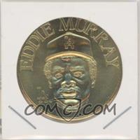 1990 Bandai Sports Stats Collector Coins - [Base] #_EDMU - Eddie Murray