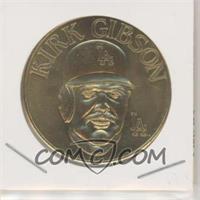 1990 Bandai Sports Stats Collector Coins - [Base] #_KIGI - Kirk Gibson