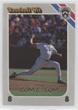 1990 Baseball Wit - [Base] - No Card Number #_BRSA - Bret Saberhagen (name spelled "Brett" on back)