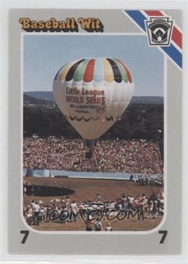1990 Baseball Wit - [Base] - No Card Number #_LLWS - Little League World Series Scene