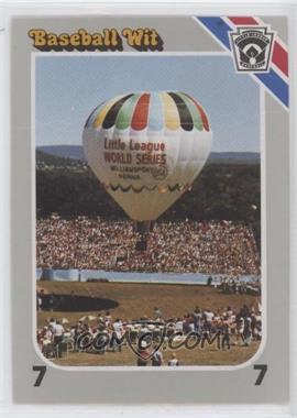 1990 Baseball Wit - [Base] - No Card Number #_LLWS - Little League World Series Scene