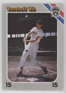 1990 Baseball Wit - [Base] - No Card Number #_TEWI - Ted Williams