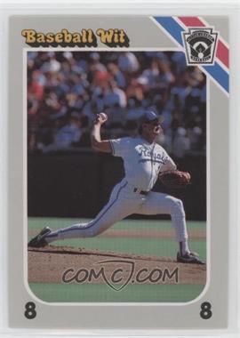 1990 Baseball Wit - [Base] - No Card Number #21 - Bret Saberhagen