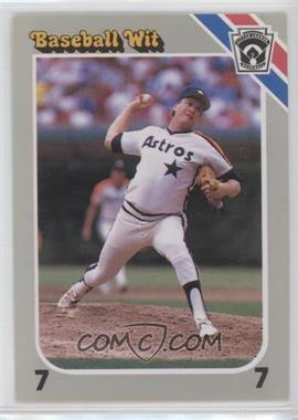 1990 Baseball Wit - [Base] #12 - Mike Scott