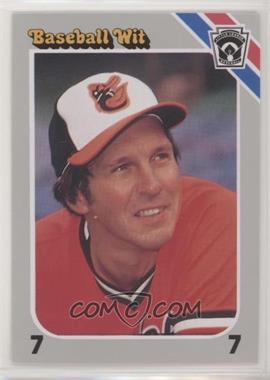 1990 Baseball Wit - [Base] #17 - Brooks Robinson