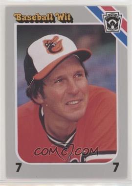 1990 Baseball Wit - [Base] #17 - Brooks Robinson