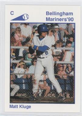1990 Bellingham Mariners - [Base] #16 - Matt Kluge